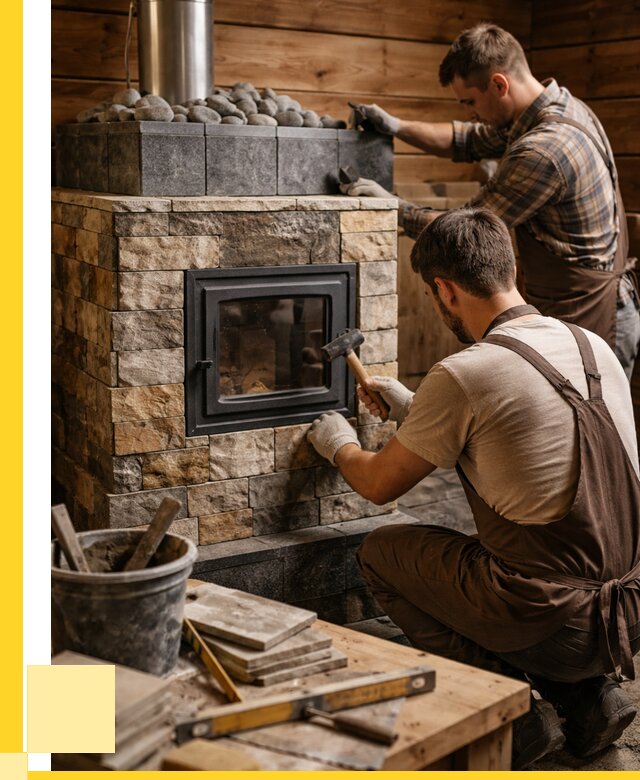 Облицовка банной печи в Видном от 15525 р. | ЭриданВдн