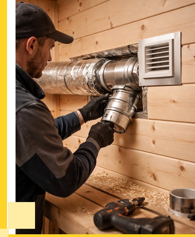 Монтаж вентиляции бани в Видном от 12420 р. | ЭриданВдн