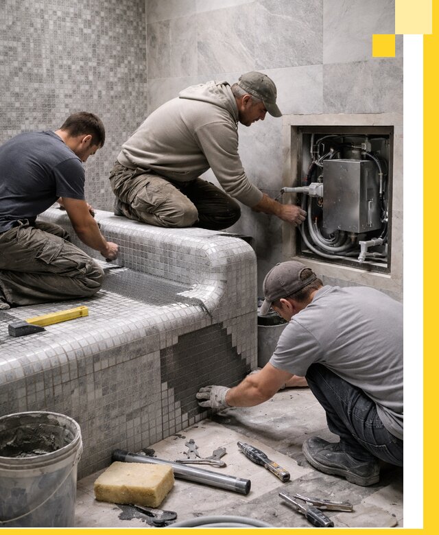 Проекты хамамов под ключ в Видном и дизайн и строительство