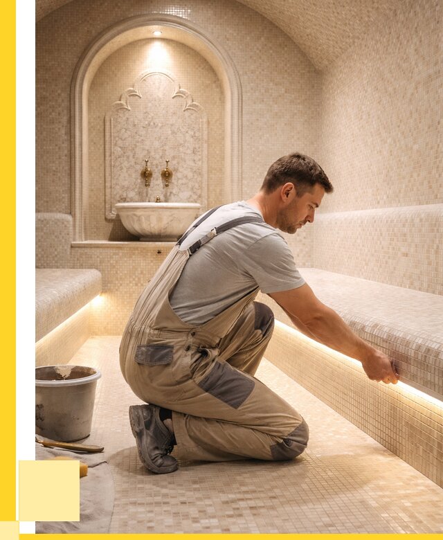 Отделка хамамов под ключ в Видном от 5693 р. | ЭриданВдн