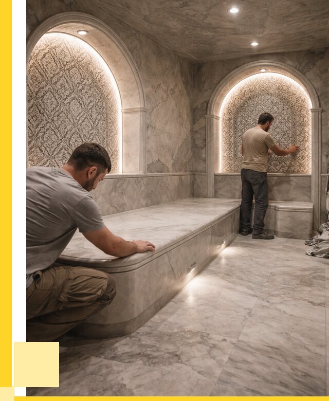 Турецкие бани под ключ в Видном от 258750 р. | ЭриданВдн