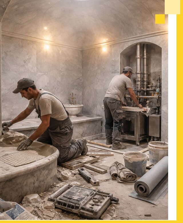 Строительство турецких бань хаммам под ключ в Видном