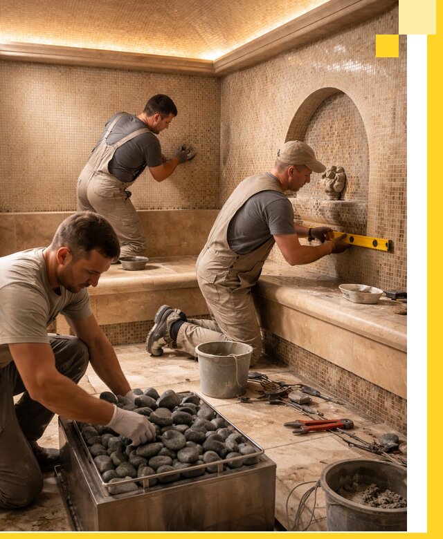 Проектирование и строительство хамама и сауны в Видном