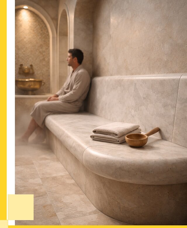 Сиденья для хамама в Видном под ключ от 12420 р. | ЭриданВдн