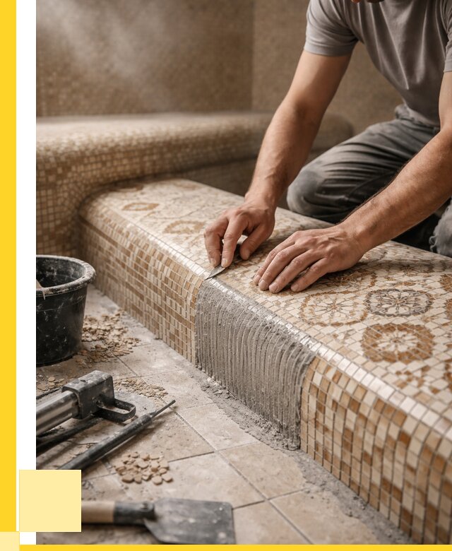 Плитка для хамама под ключ в Видном от 3623 р. | ЭриданВдн