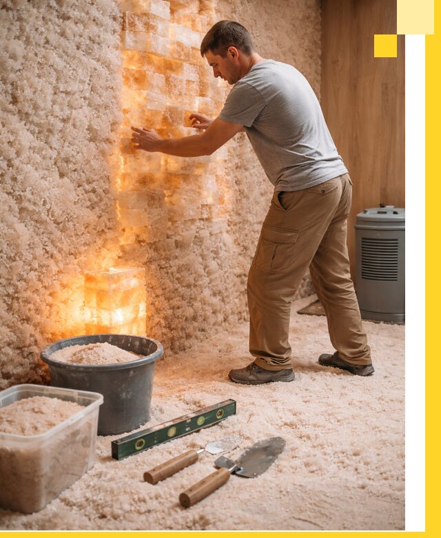 Проектирование и монтаж соляных комнат в Видном под ключ