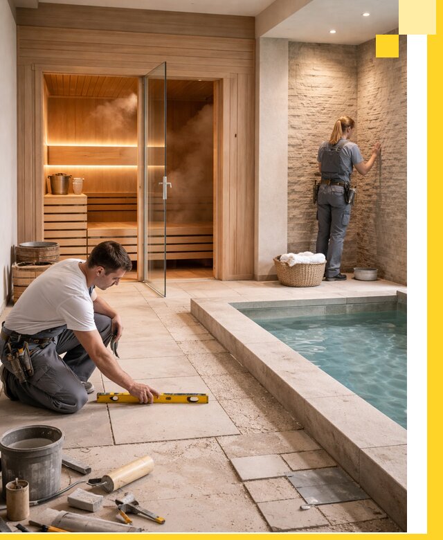 Комплексный дизайн и отделка интерьеров SPA под ключ в Видном